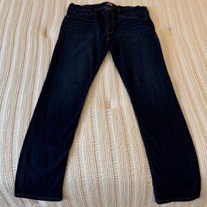 PAIGE Lenox Men's Dark Blue Slim Straight Jeans